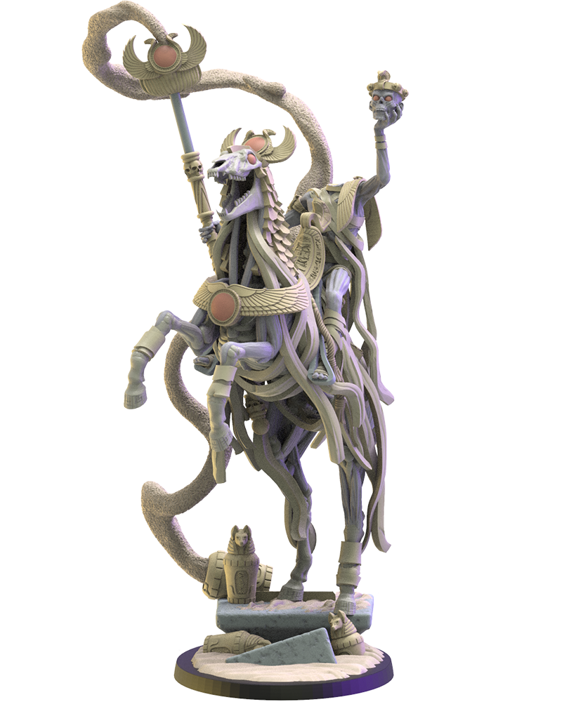 Seb, Headless Sorcerer - Tomb Kings - Undead - TTRPG - Wargaming - Dungeons and Dragons