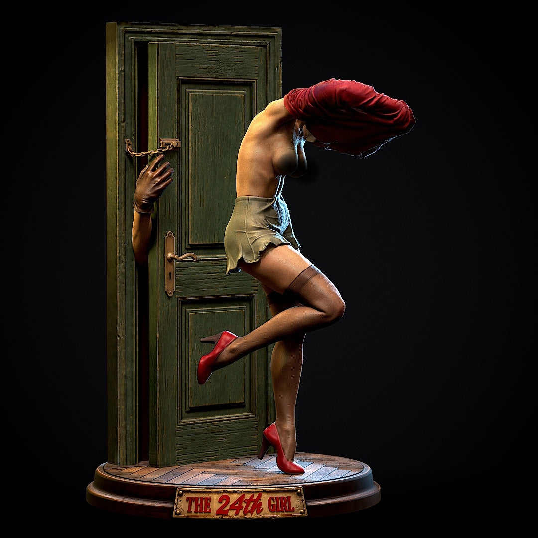 The 24th Girl NSFW Sculpture (75mm to 500mm) - Unassembled/Unpainted/3D Print