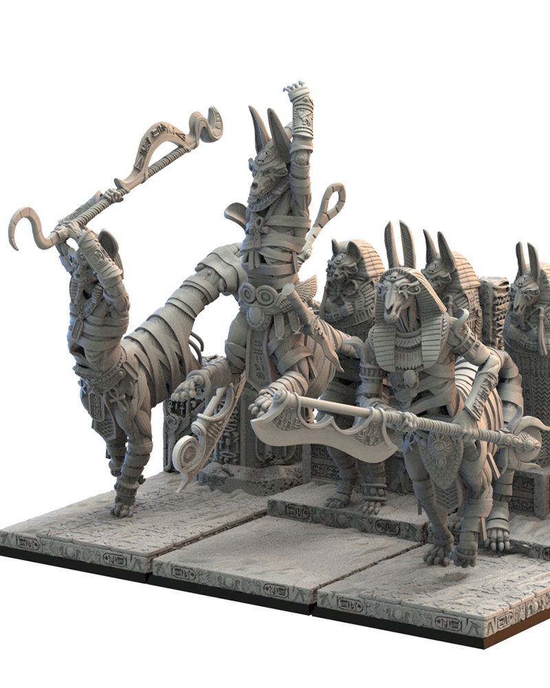 Tomb Guardians (x3) - Tomb Kings - Undead - TTRPG - Wargaming - Dungeons and Dragons
