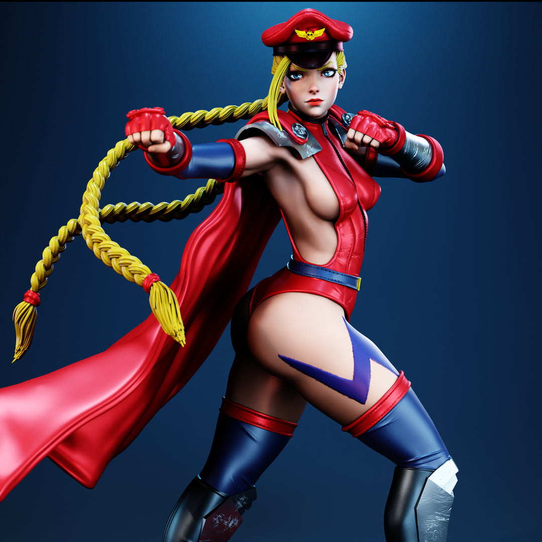 Cammy Sculpture (75mm to 500mm) - Unassembled/Unpainted/3D Print