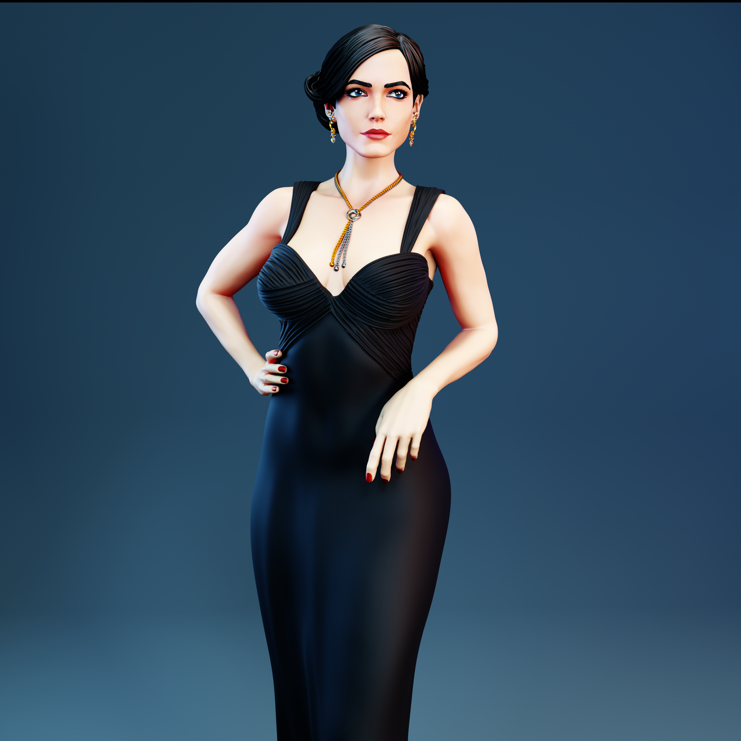 Vesper Lynd Sculpture (75mm to 500mm) - Unassembled/Unpainted/3D Print