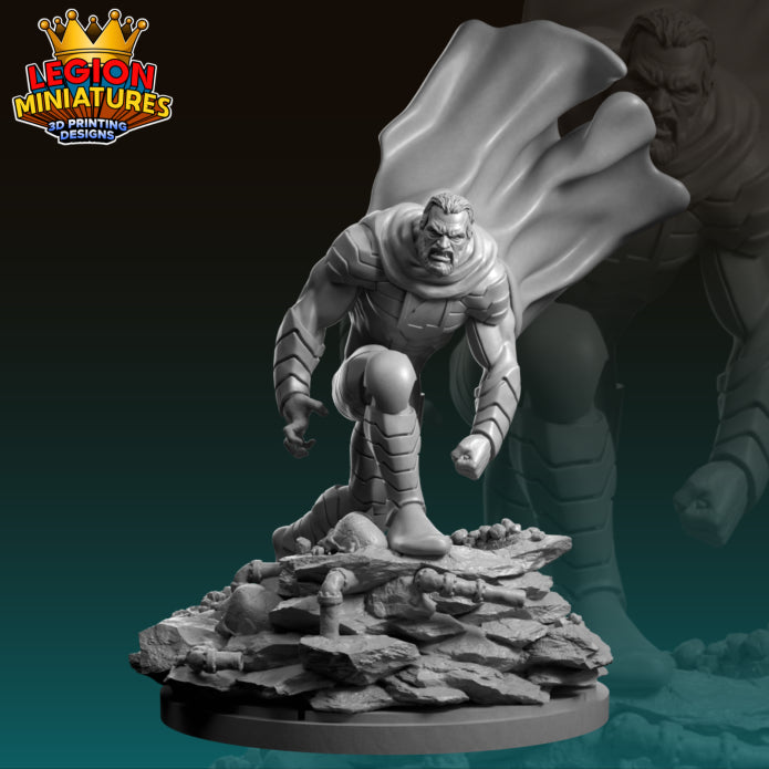 Zod Miniature(40mm - 75mm) Unassembled/Unpainted/3D Print