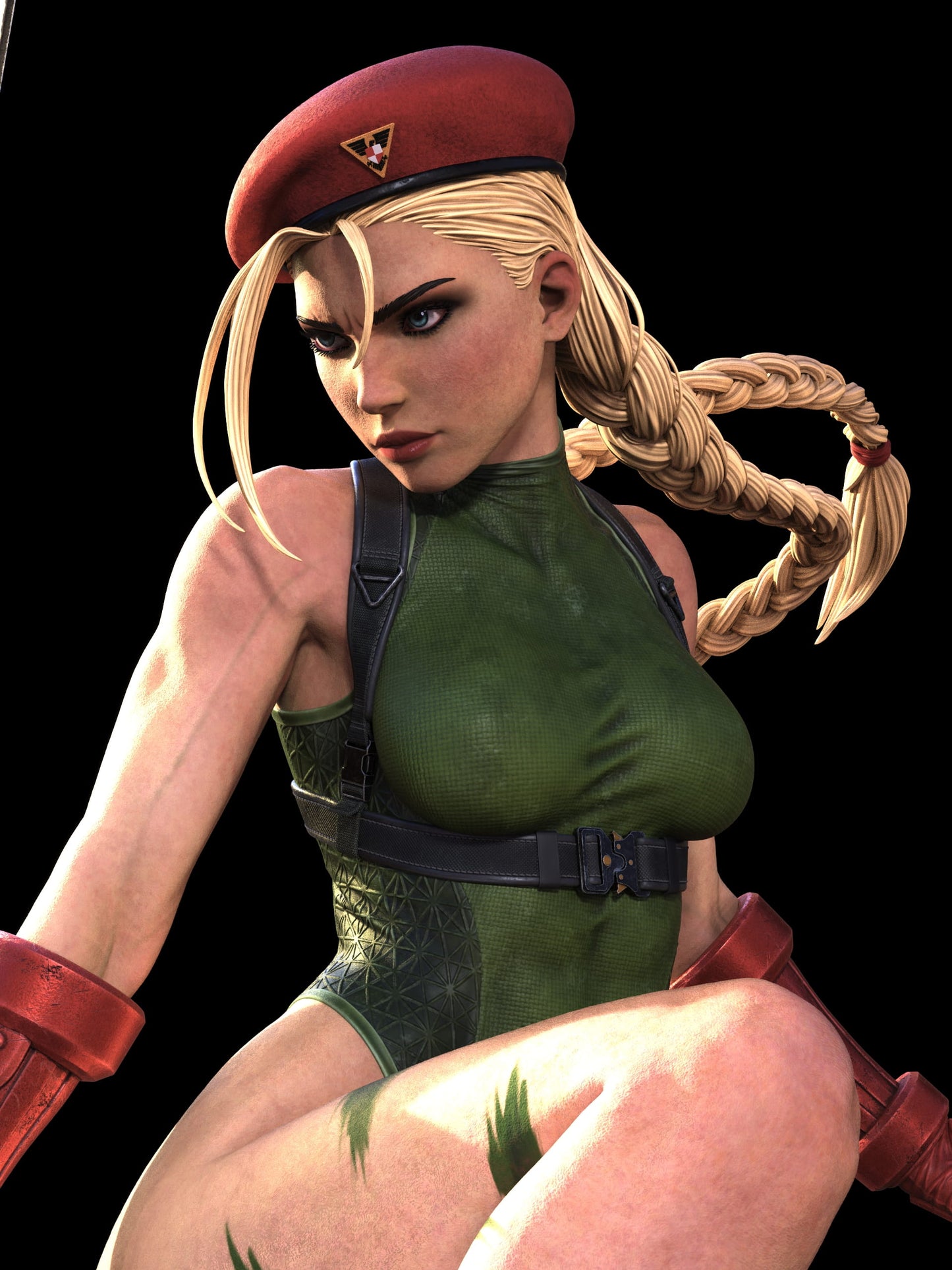 Cammy White Sculpture (75mm to 500mm) - Unassembled/Unpainted/3D Print