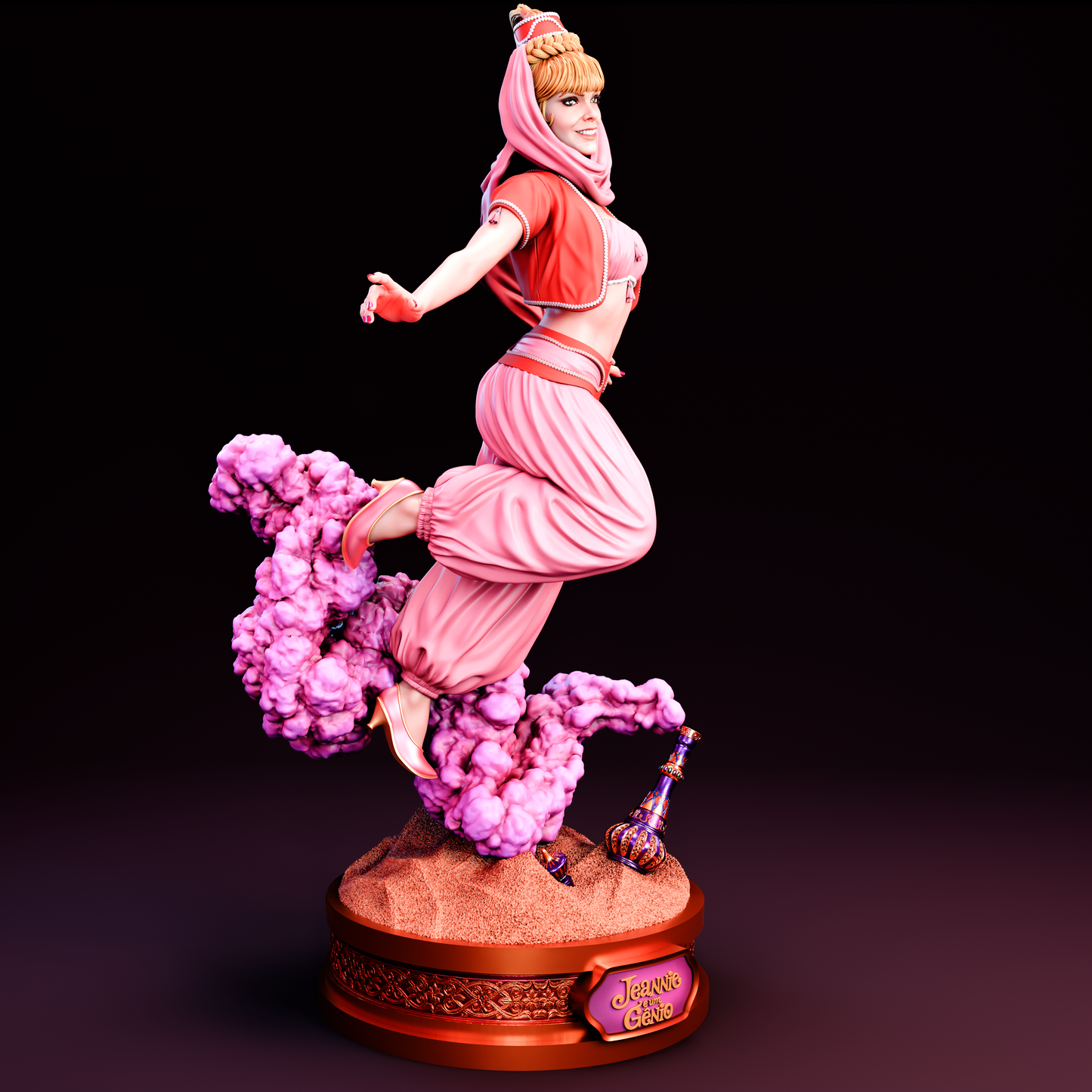 I Dream of Jeannie Sculpture (75mm to 500mm) - Unassembled/Unpainted/3D Print