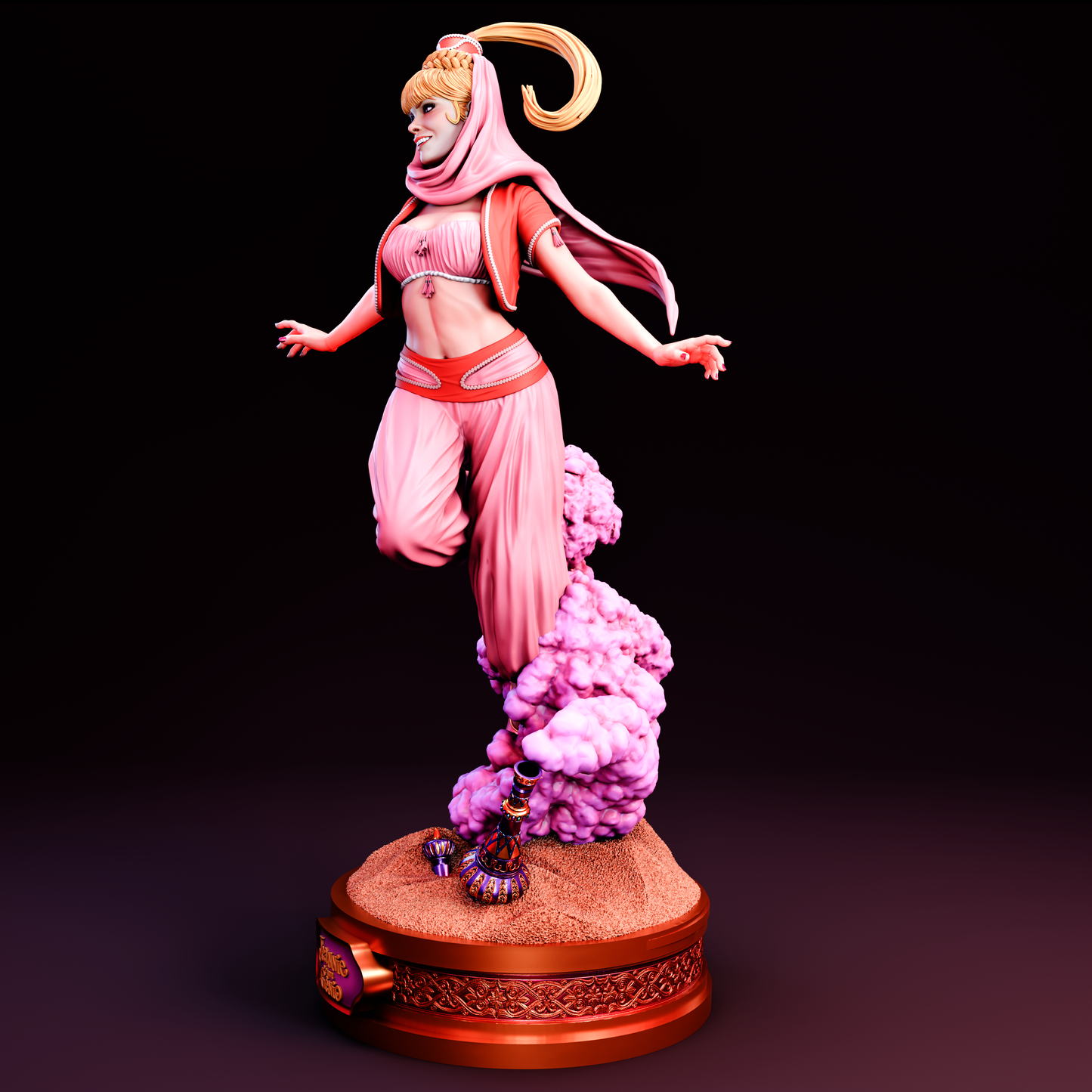 I Dream of Jeannie Sculpture (75mm to 500mm) - Unassembled/Unpainted/3D Print