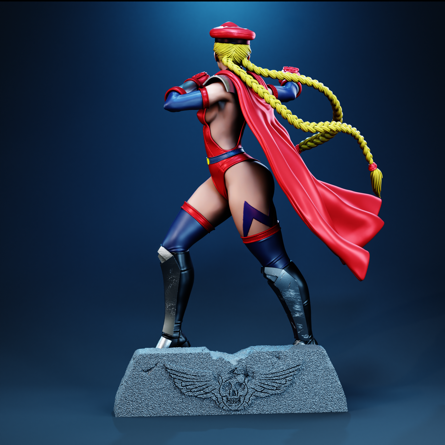 Cammy Sculpture (75mm to 500mm) - Unassembled/Unpainted/3D Print
