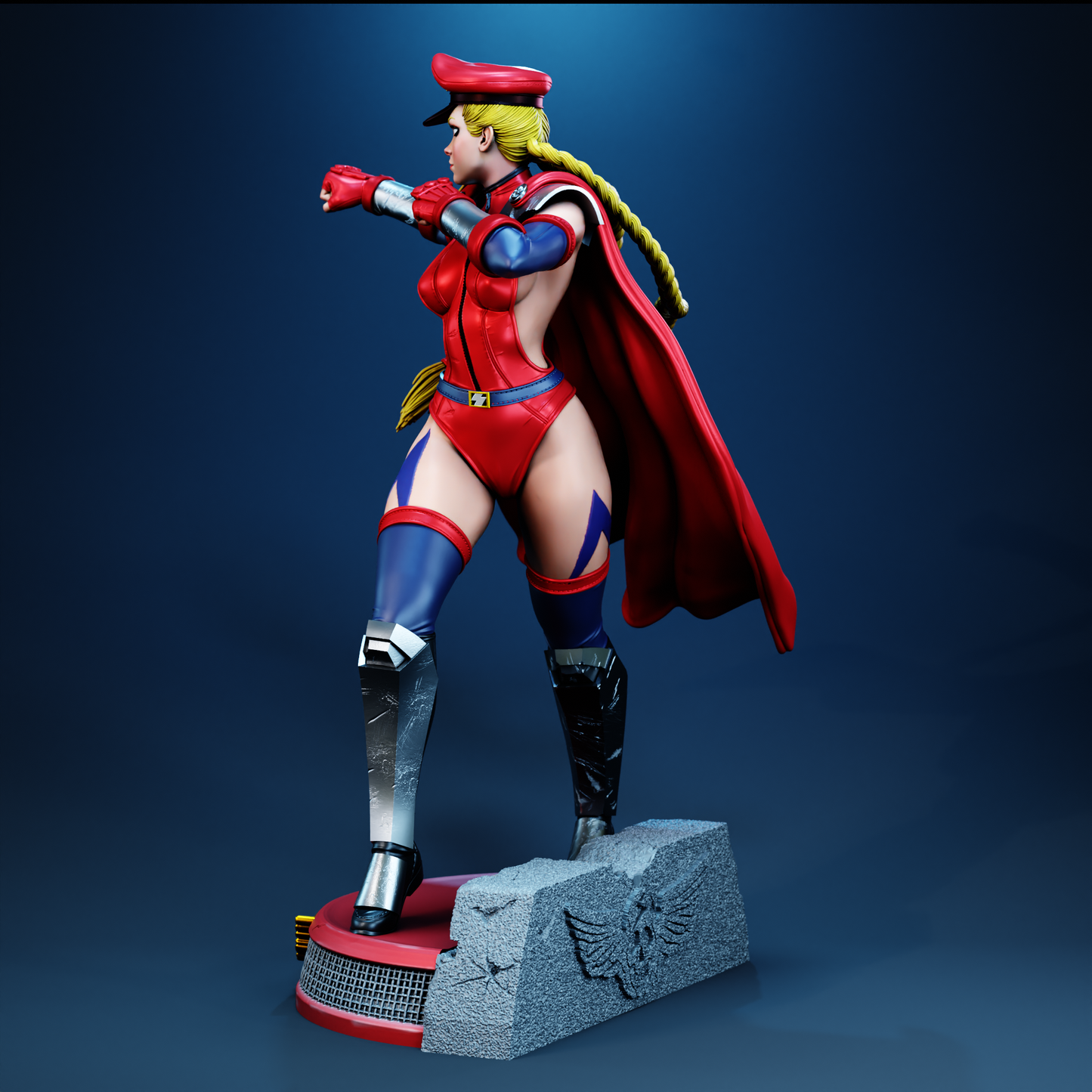 Cammy Sculpture (75mm to 500mm) - Unassembled/Unpainted/3D Print