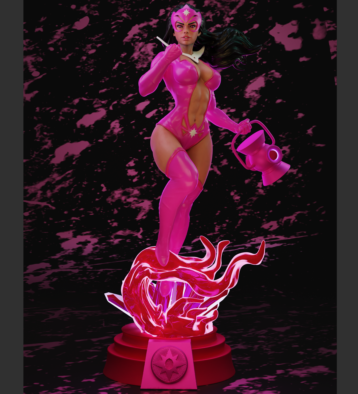 Star Sapphire Corps Sculpture(75mm to 500mm) - Unassembled/Unpainted/3D Print