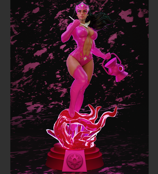 Sculpture du Corps des Saphirs Étoilés (75 mm à 500 mm) - Non assemblé/Non peint/Impression 3D