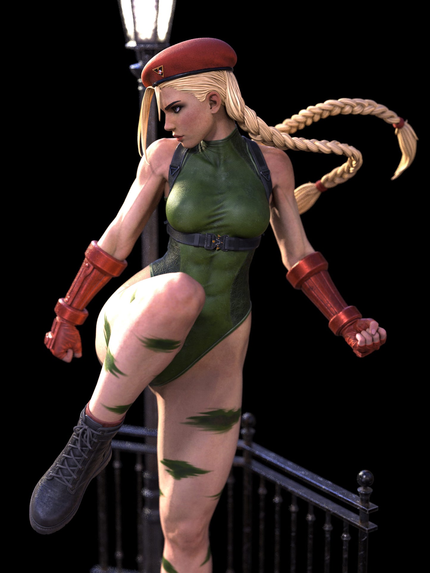 Cammy White Sculpture (75mm to 500mm) - Unassembled/Unpainted/3D Print
