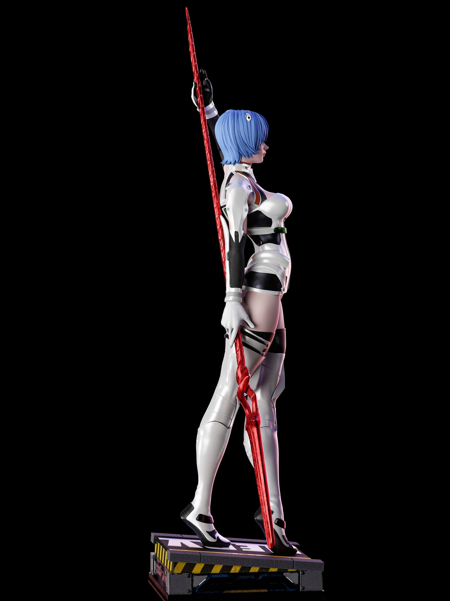 Rei Ayanami Sculpture (75mm to 500mm) - Unassembled/Unpainted/3D Print