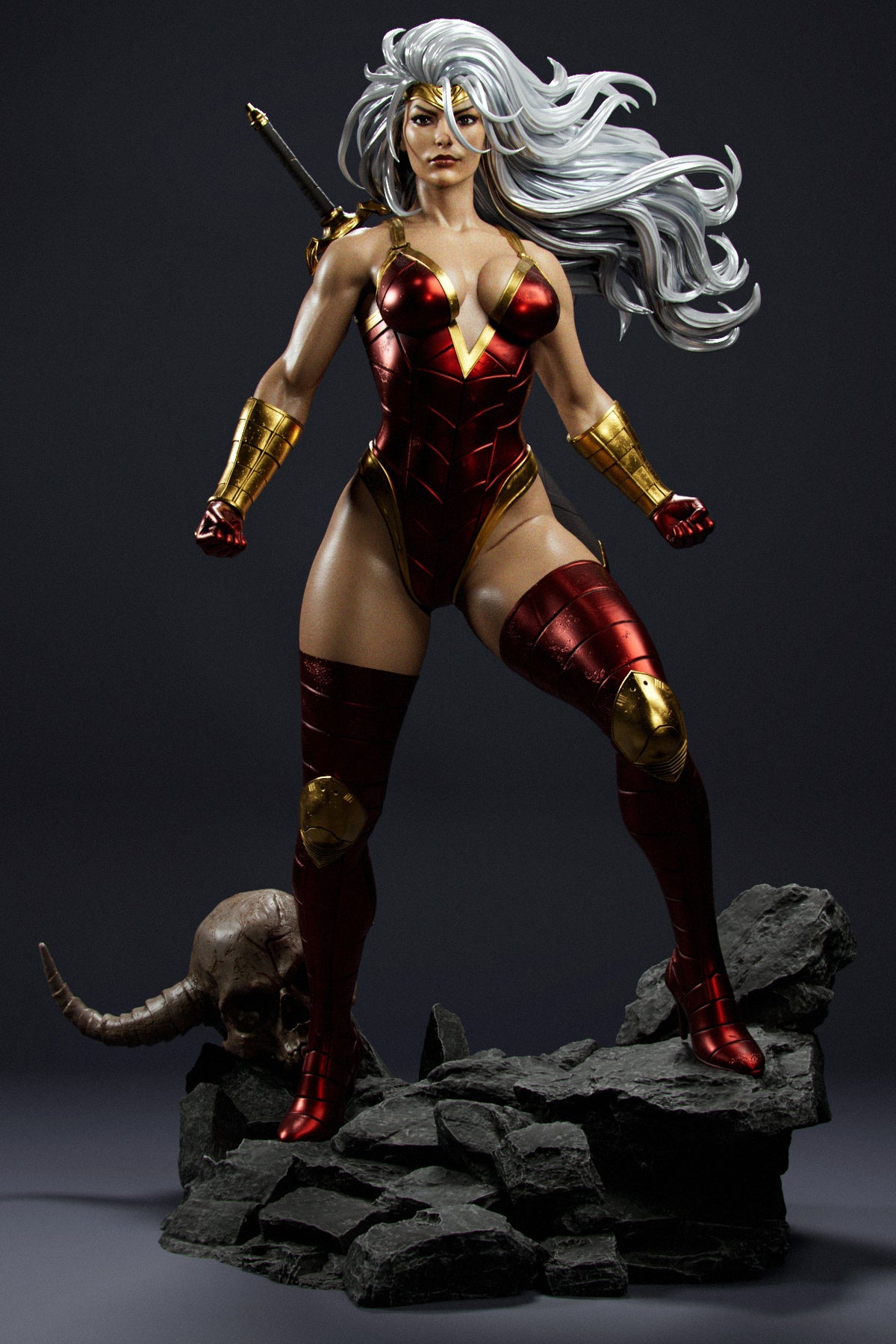 Glory Sculpture (75mm to 500mm) - Unassembled/Unpainted/3D Print