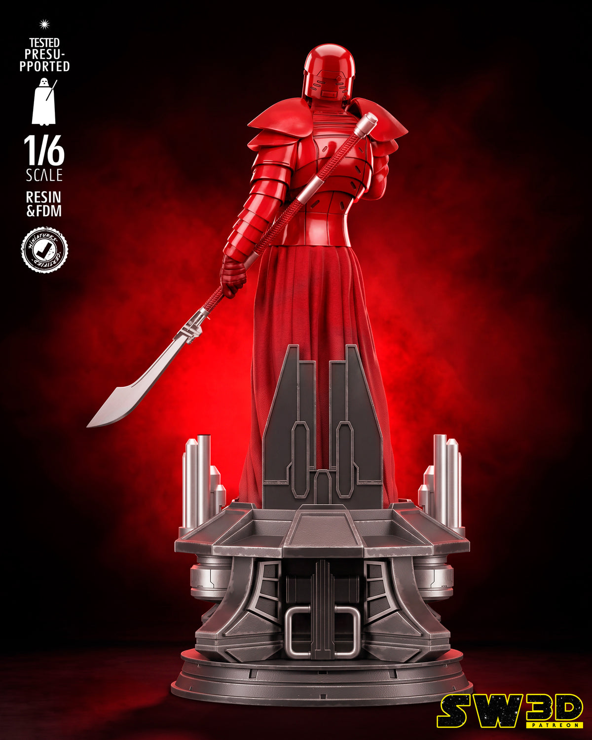 Praetorian Guard Sculpture (75mm to 500mm) - Unassembled/Unpainted/3D Print