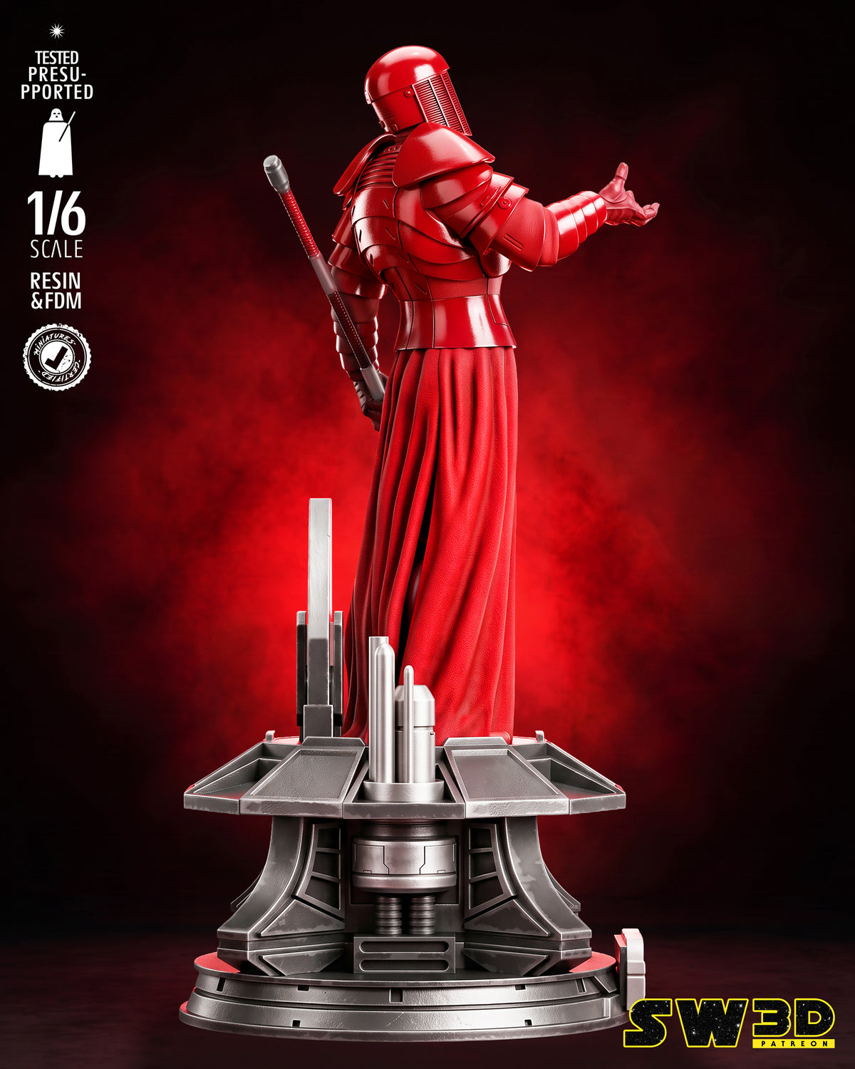 Praetorian Guard Sculpture (75mm to 500mm) - Unassembled/Unpainted/3D Print