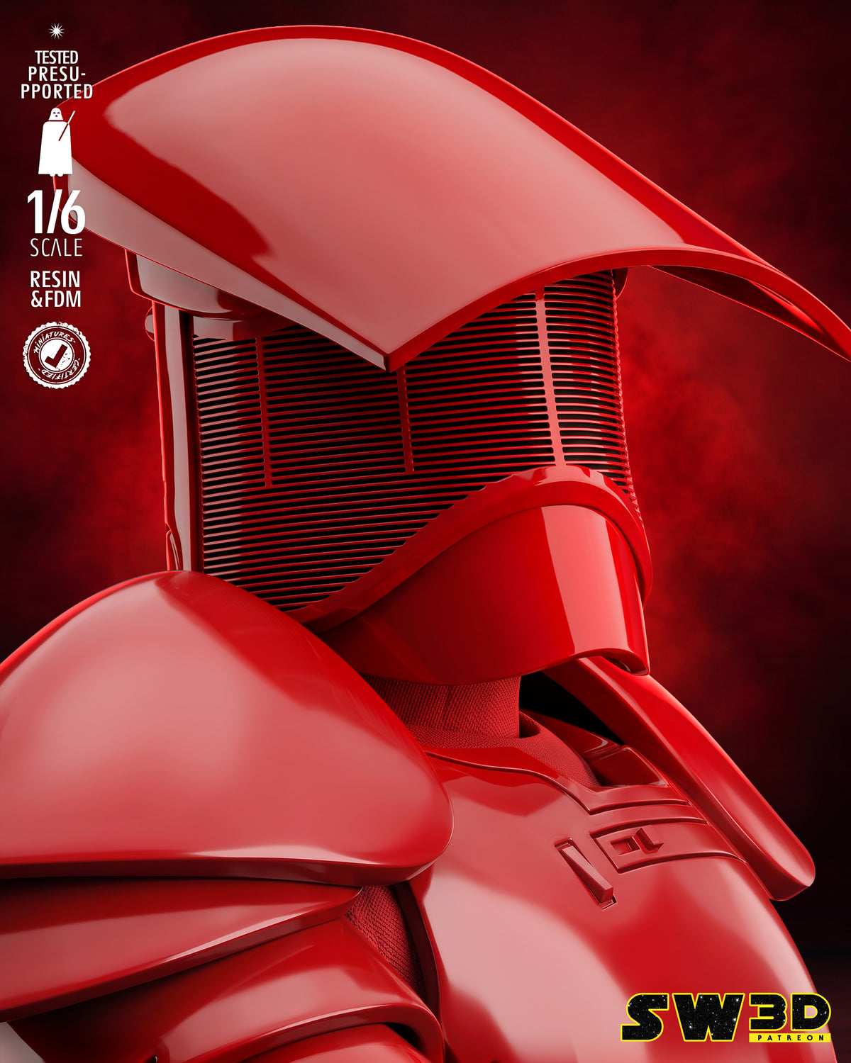 Praetorian Guard Sculpture (75mm to 500mm) - Unassembled/Unpainted/3D Print