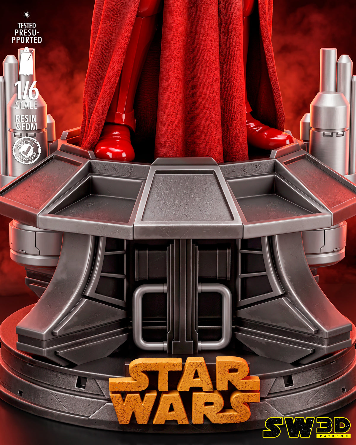 Praetorian Guard Sculpture (75mm to 500mm) - Unassembled/Unpainted/3D Print