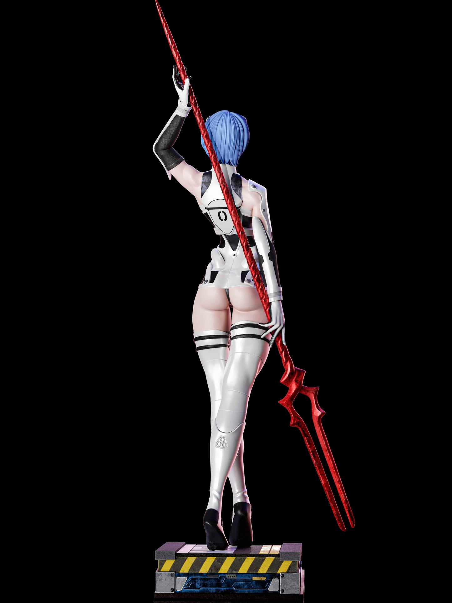 Rei Ayanami Sculpture (75mm to 500mm) - Unassembled/Unpainted/3D Print