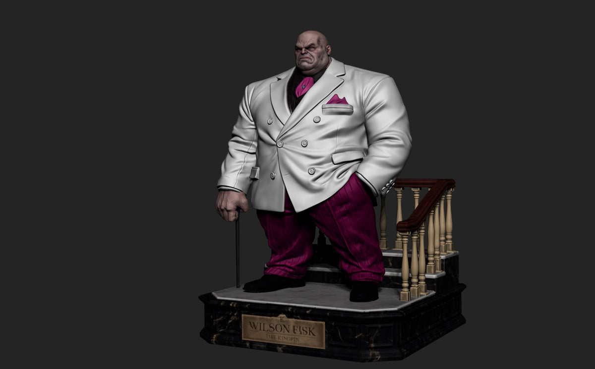 KINGPIN Sculpture (75mm to 500mm) - Unassembled/Unpainted/3D Print