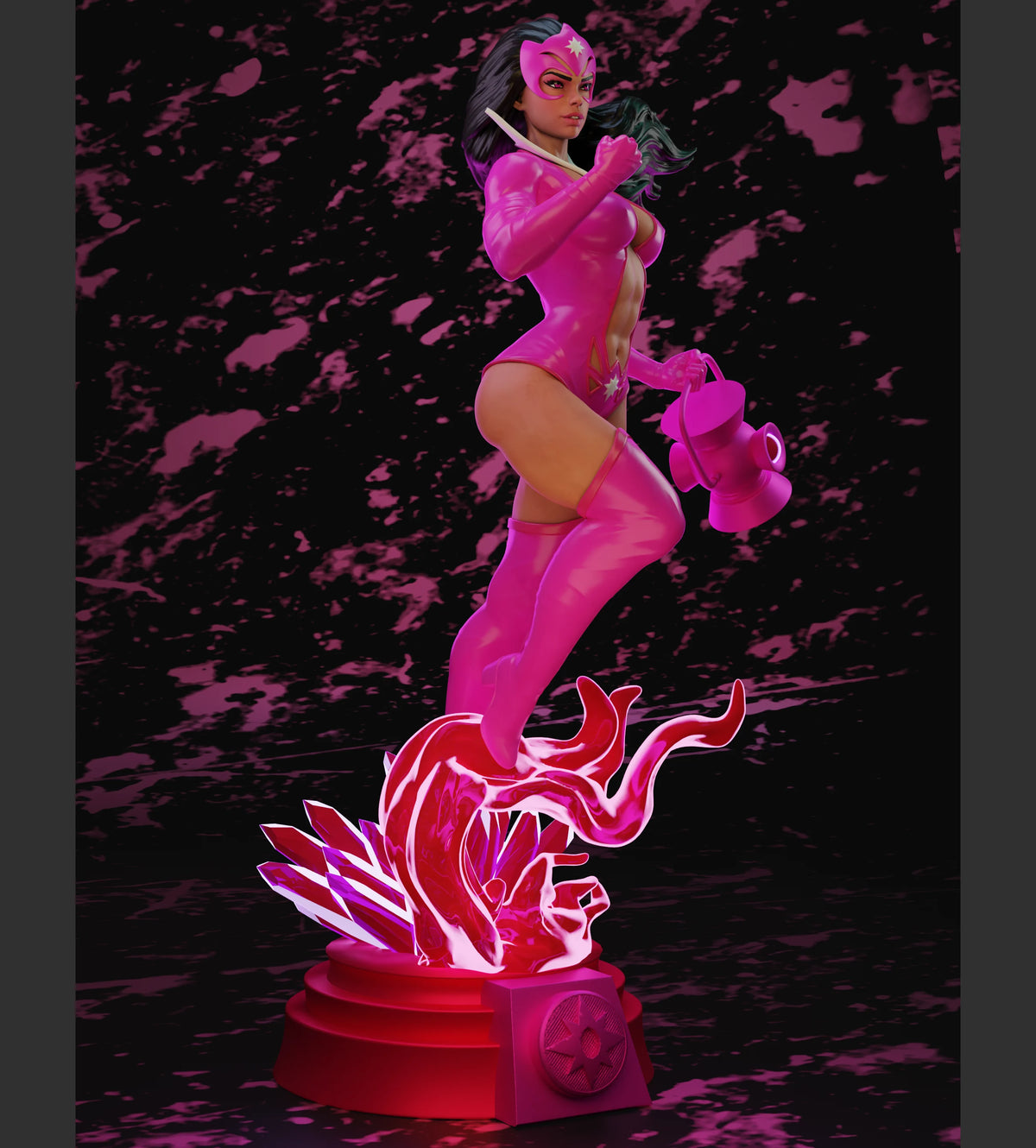 Star Sapphire Corps Sculpture(75mm to 500mm) - Unassembled/Unpainted/3D Print