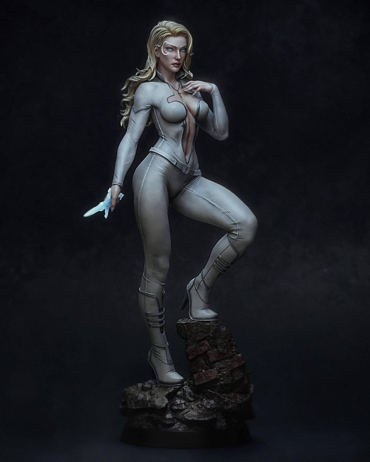 Cloak and Dagger Sculpture (75mm to 500mm) - Unassembled/Unpainted/3D Print