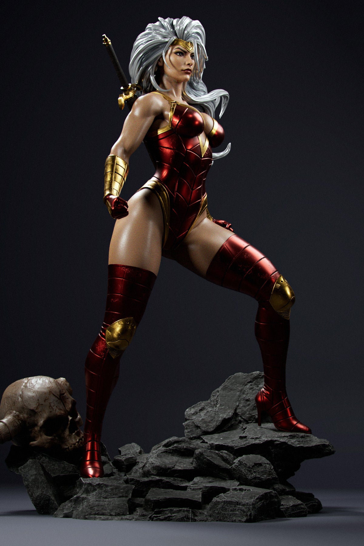 Glory Sculpture (75mm to 500mm) - Unassembled/Unpainted/3D Print