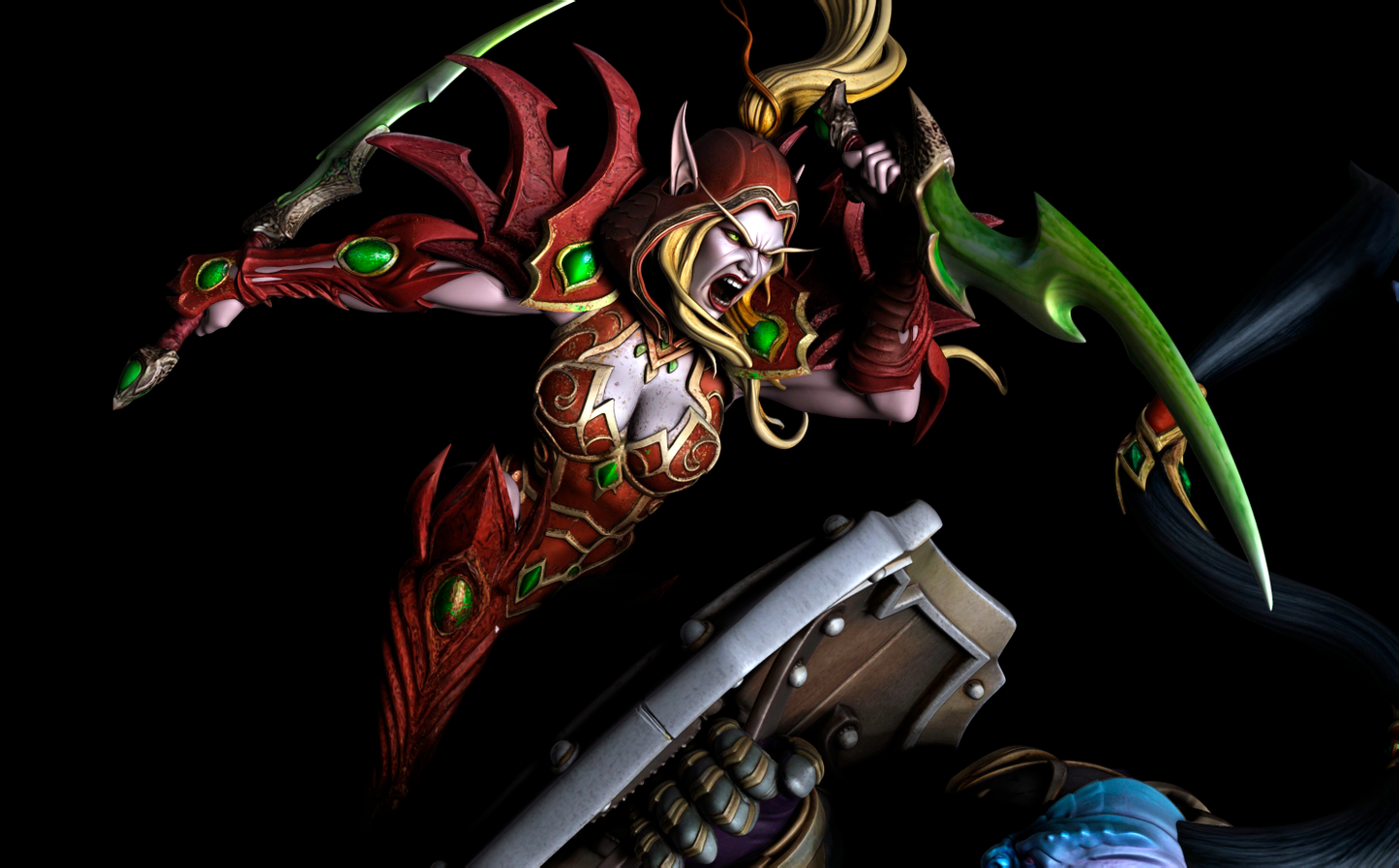 VINDICATOR MARAAD VS VALEERA SANGUINAR Diorama(75mm to 500mm) - Unassembled/Unpainted/3D Print