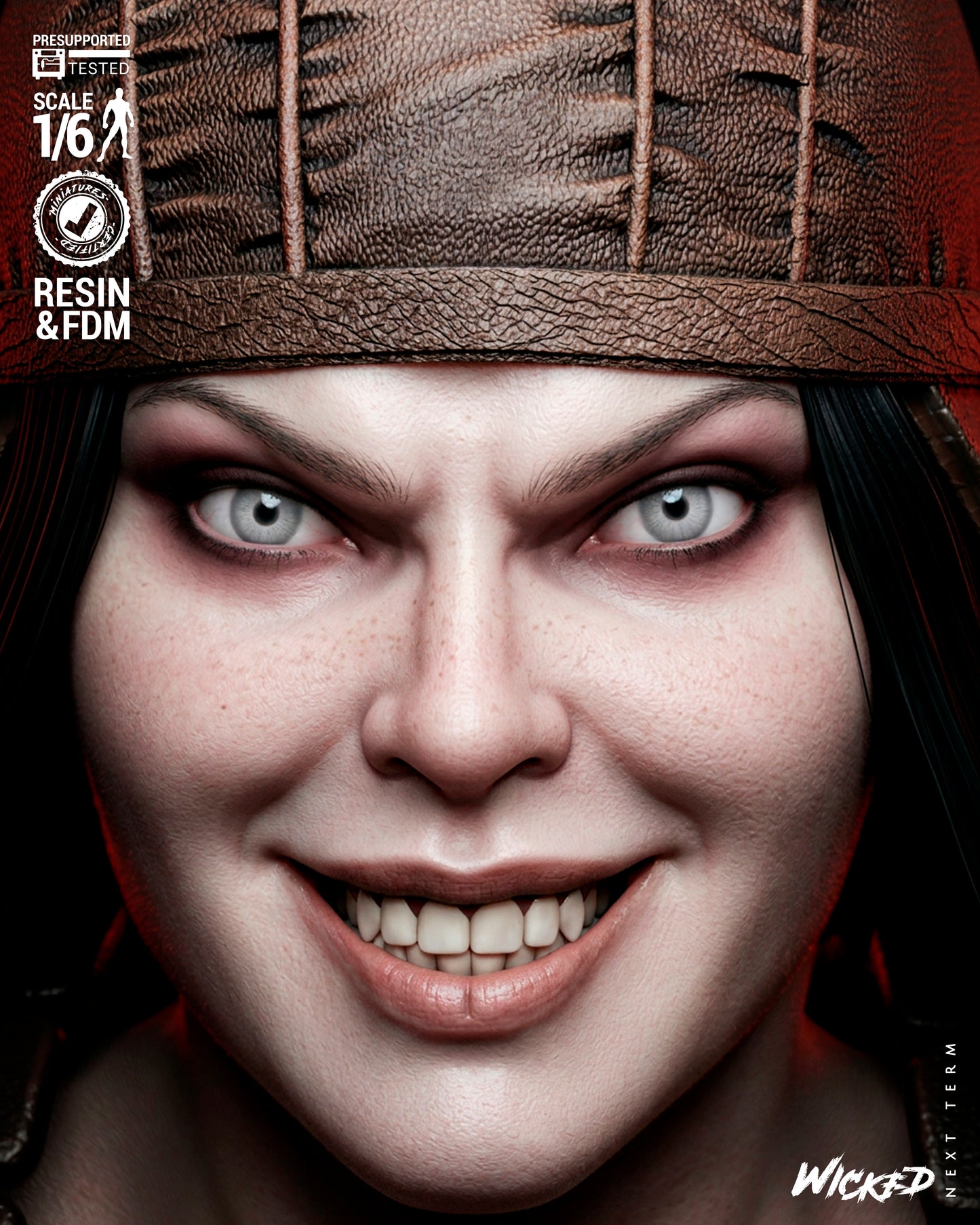 Lady Deathstrike Sculpture(75mm to 500mm) - Unassembled/Unpainted/3D Print