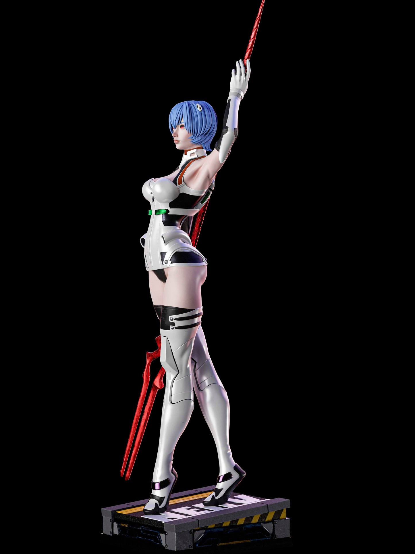 Rei Ayanami Sculpture (75mm to 500mm) - Unassembled/Unpainted/3D Print