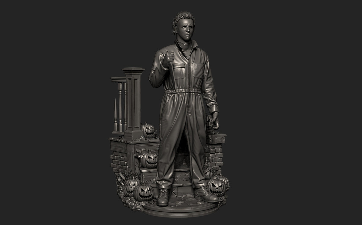 Michael Myers Sculpture(75mm to 500mm) - Unassembled/Unpainted/3D Print