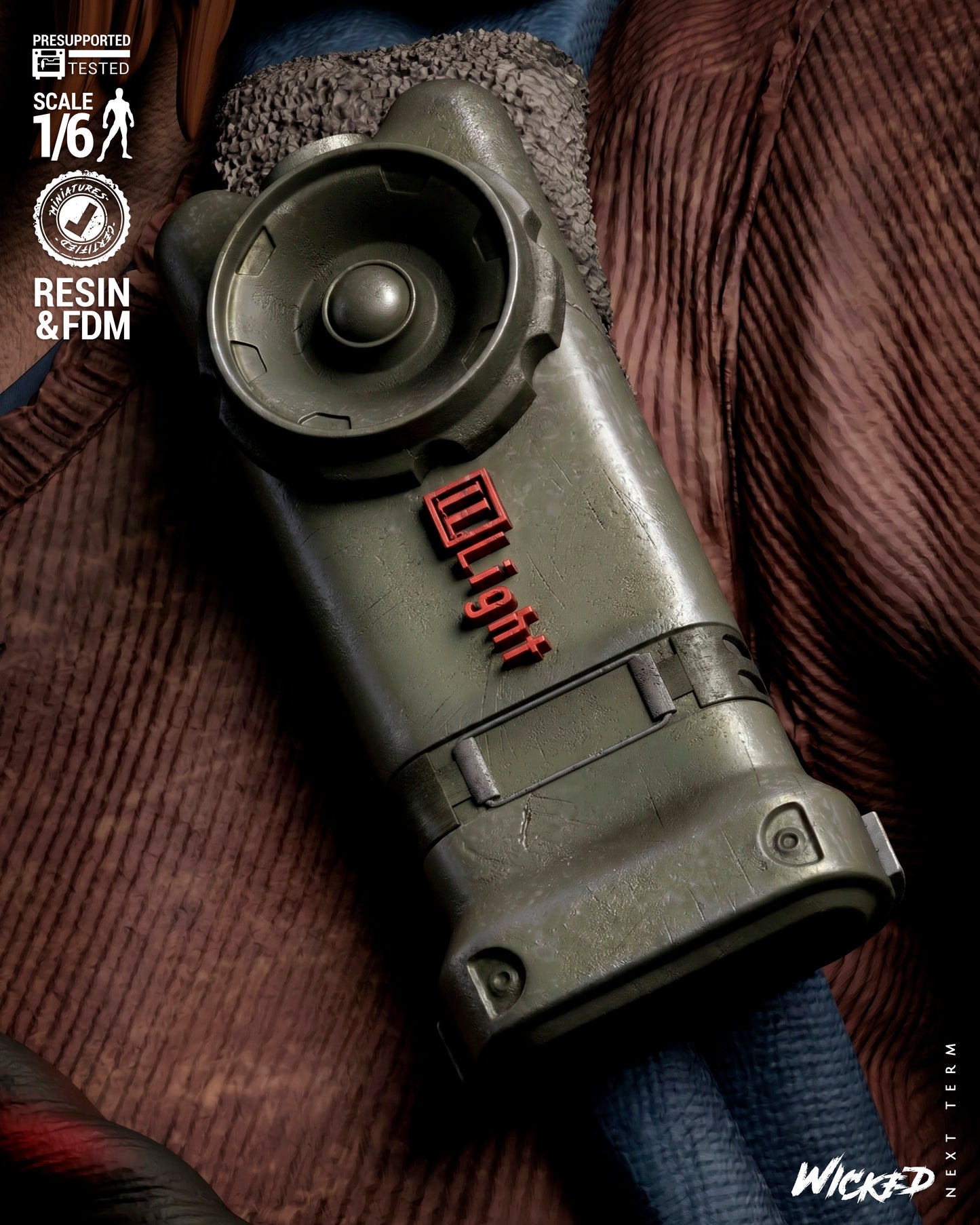 Ellie: The Last of US Sculpture (75mm to 500mm) - Unassembled/Unpainted/3D Print