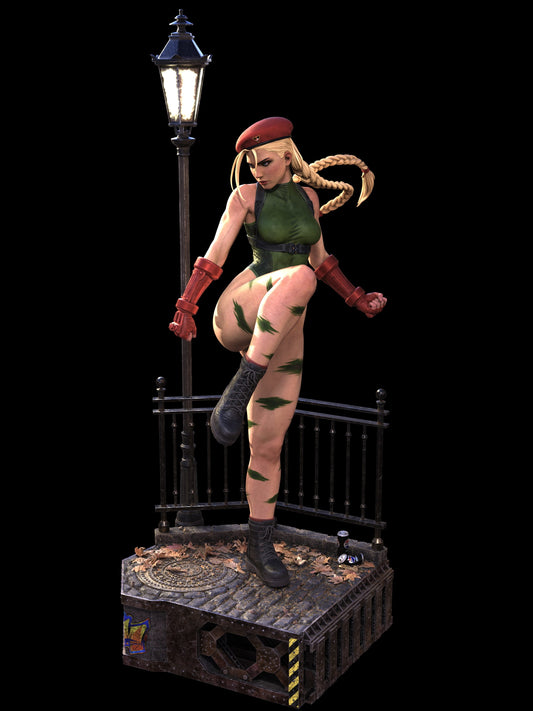 Cammy White Sculpture (75mm to 500mm) - Unassembled/Unpainted/3D Print
