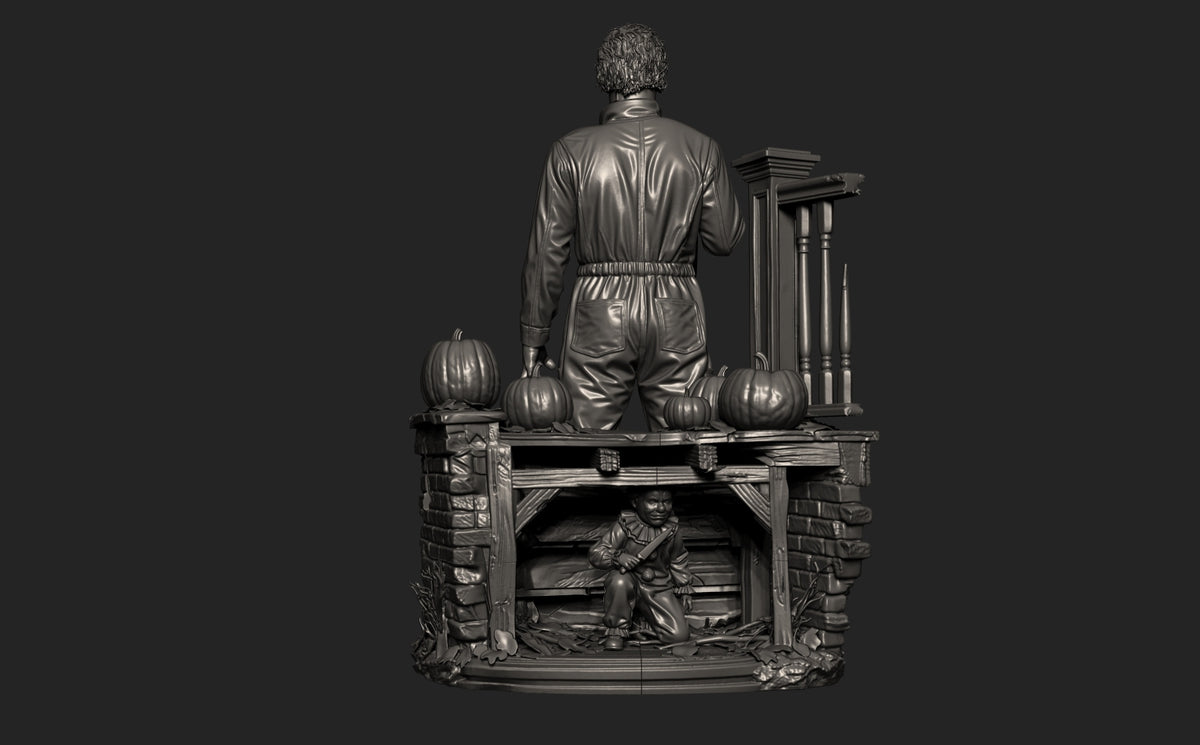 Michael Myers Sculpture(75mm to 500mm) - Unassembled/Unpainted/3D Print