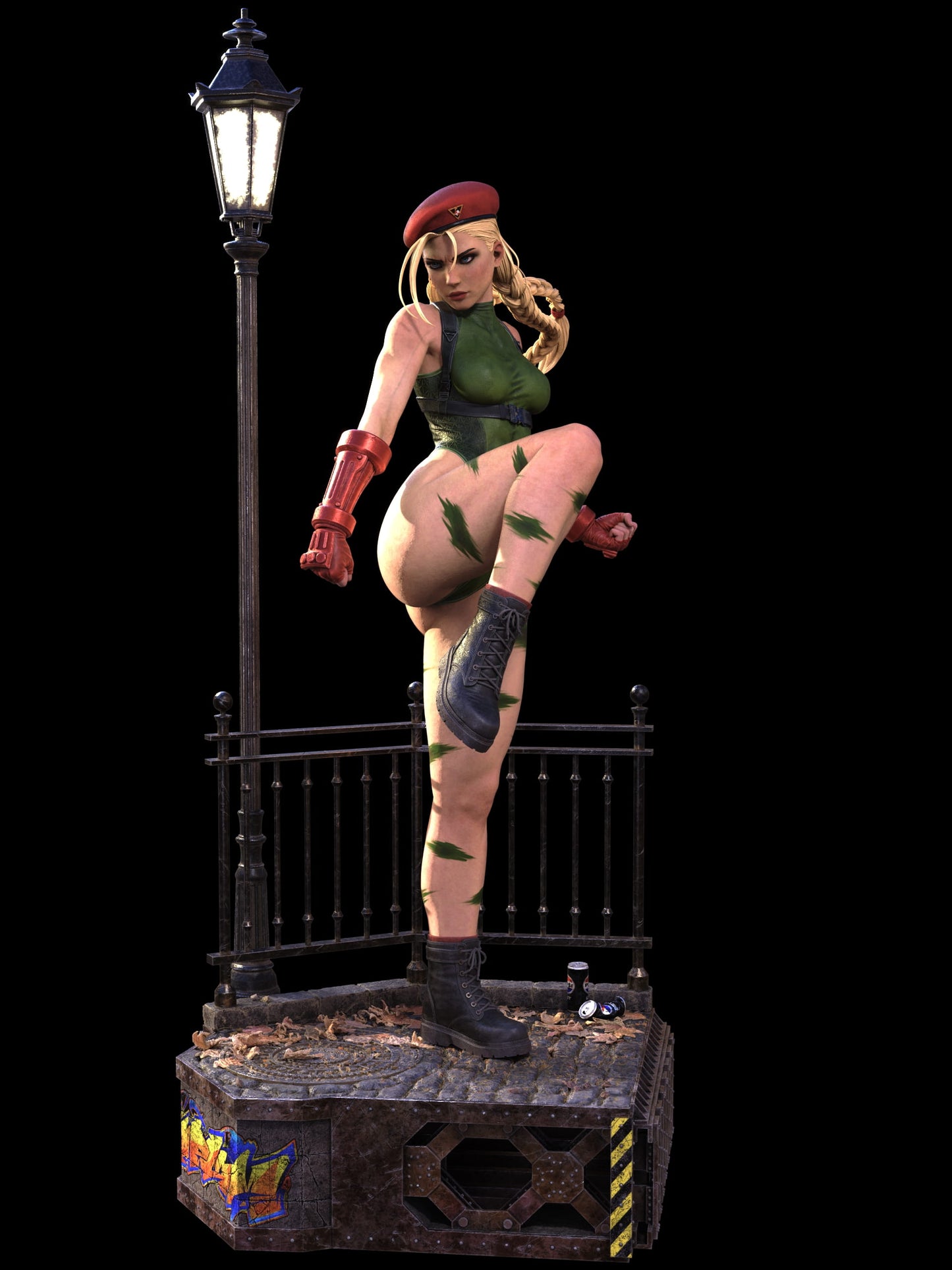 Cammy White Sculpture (75mm to 500mm) - Unassembled/Unpainted/3D Print