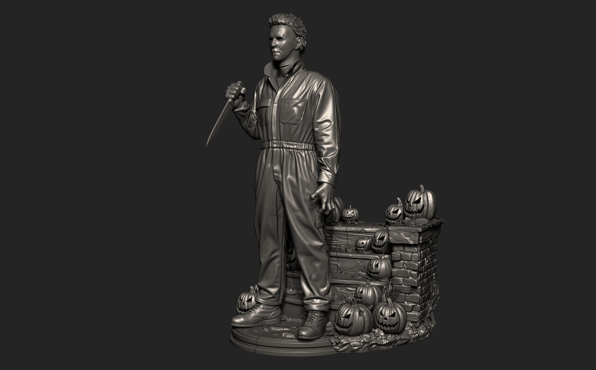 Michael Myers Sculpture(75mm to 500mm) - Unassembled/Unpainted/3D Print