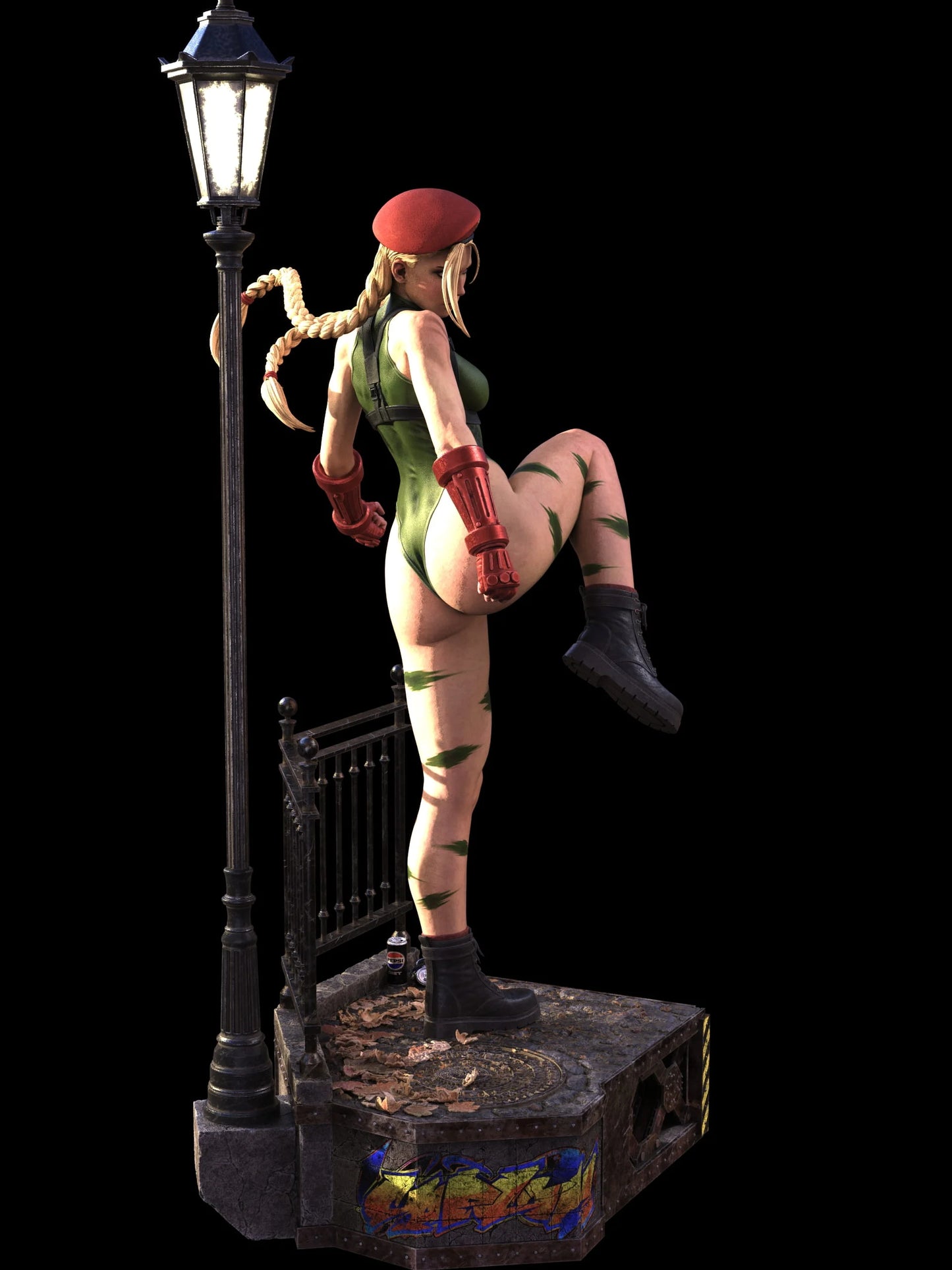 Cammy White Sculpture (75mm to 500mm) - Unassembled/Unpainted/3D Print