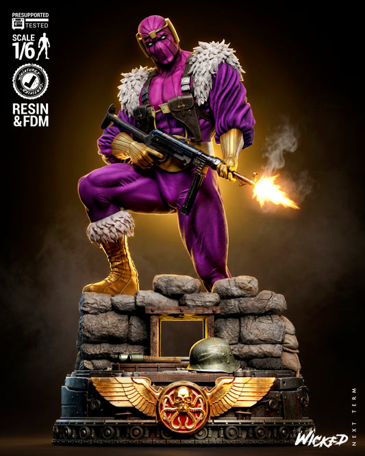 Baron Zemo Sculpture (75mm to 500mm) - Unassembled/Unpainted/3D Print