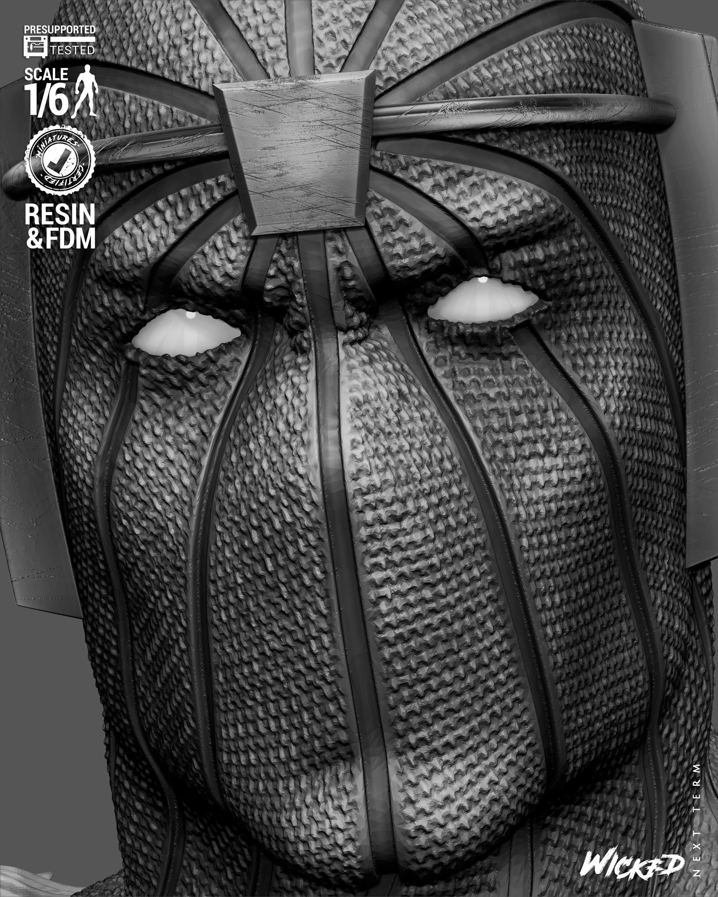 Baron Zemo Sculpture (75mm to 500mm) - Unassembled/Unpainted/3D Print
