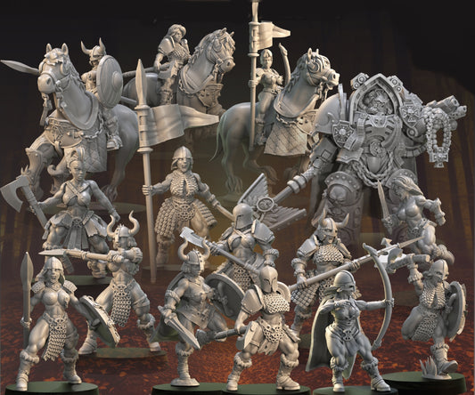 Hot Barbarians (x15) - TTRPG - Wargaming - Dungeons and Dragons