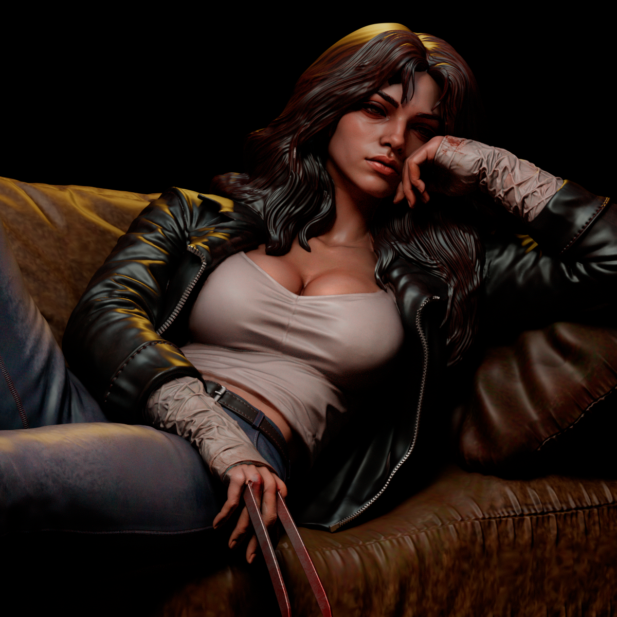 X23 Sculpture (75mm to 500mm) - Unassembled/Unpainted/3D Print