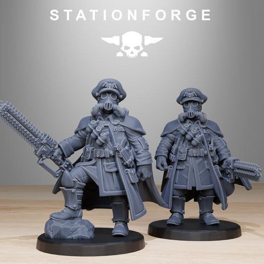 GrimGuard Frostwatch Officer (x2) - TTRPG - Wargaming - Grimdark