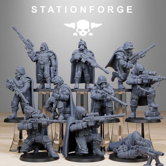 GrimGuard Snipers (x10) TTRPG - Wargaming - Grimdark