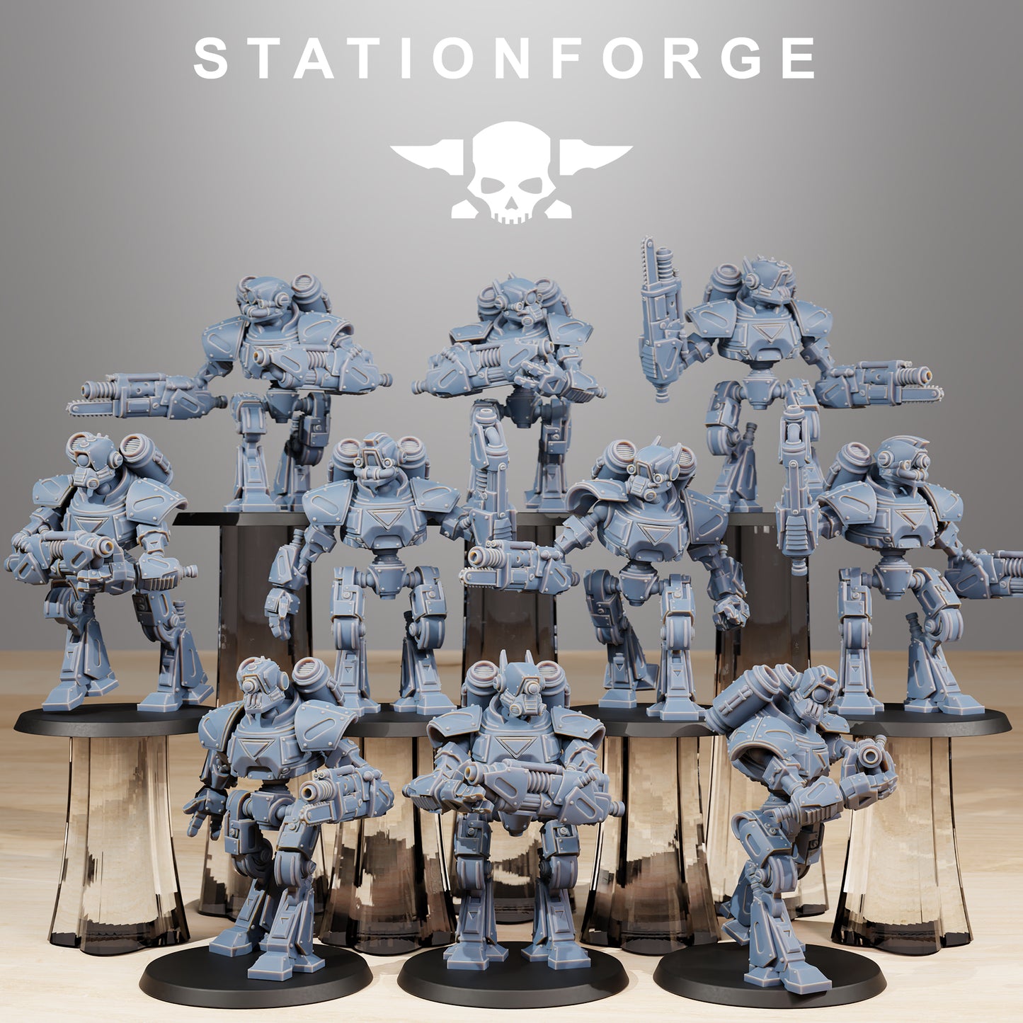 Scavenger Mechanods (x10) - TTRPG - Wargaming - Grimdark