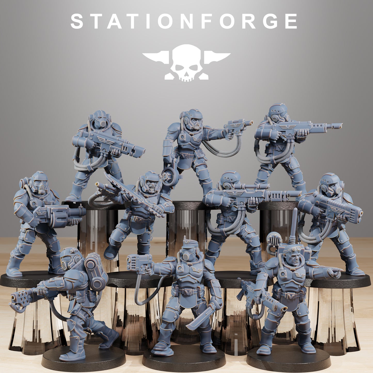 Vaskar Commandos (x10) - TTRPG - Wargaming - Grimdark