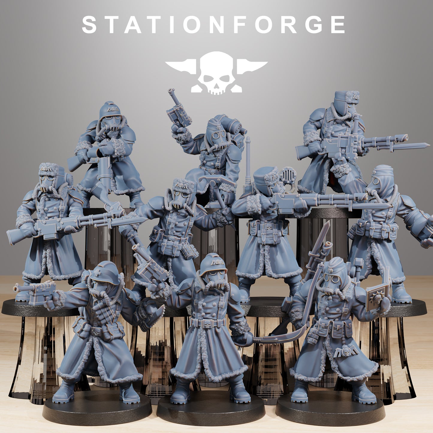 GrimGuard Frostwatch (x10) TTRPG - Wargaming - Grimdark
