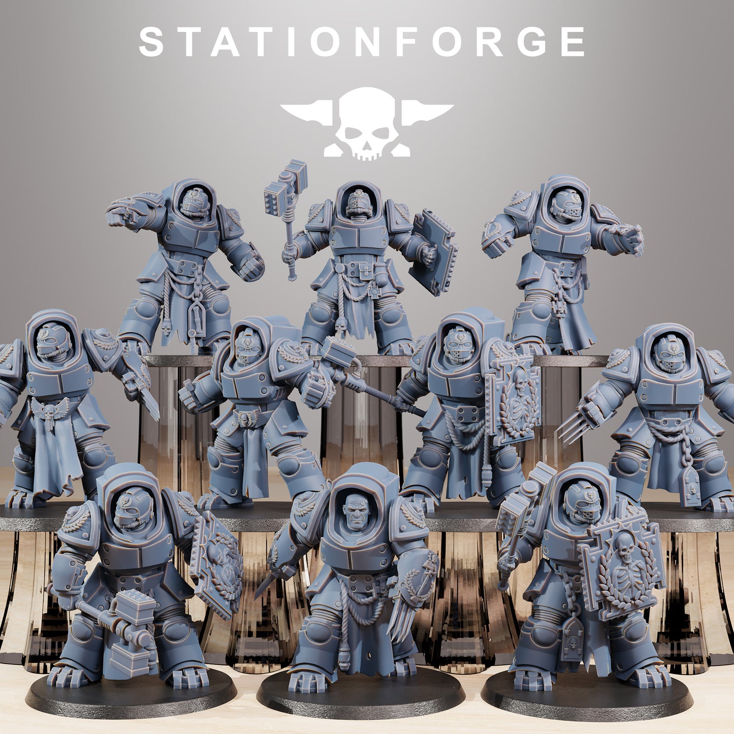 Socratis Vanguard Melee Unit(x10) - TTRPG - Wargaming - Grimdark