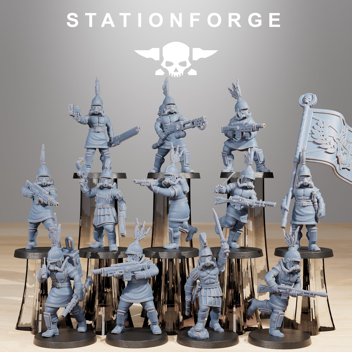 GrimGuard Aquilastra (x12) - TTRPG - Wargaming - Grimdark