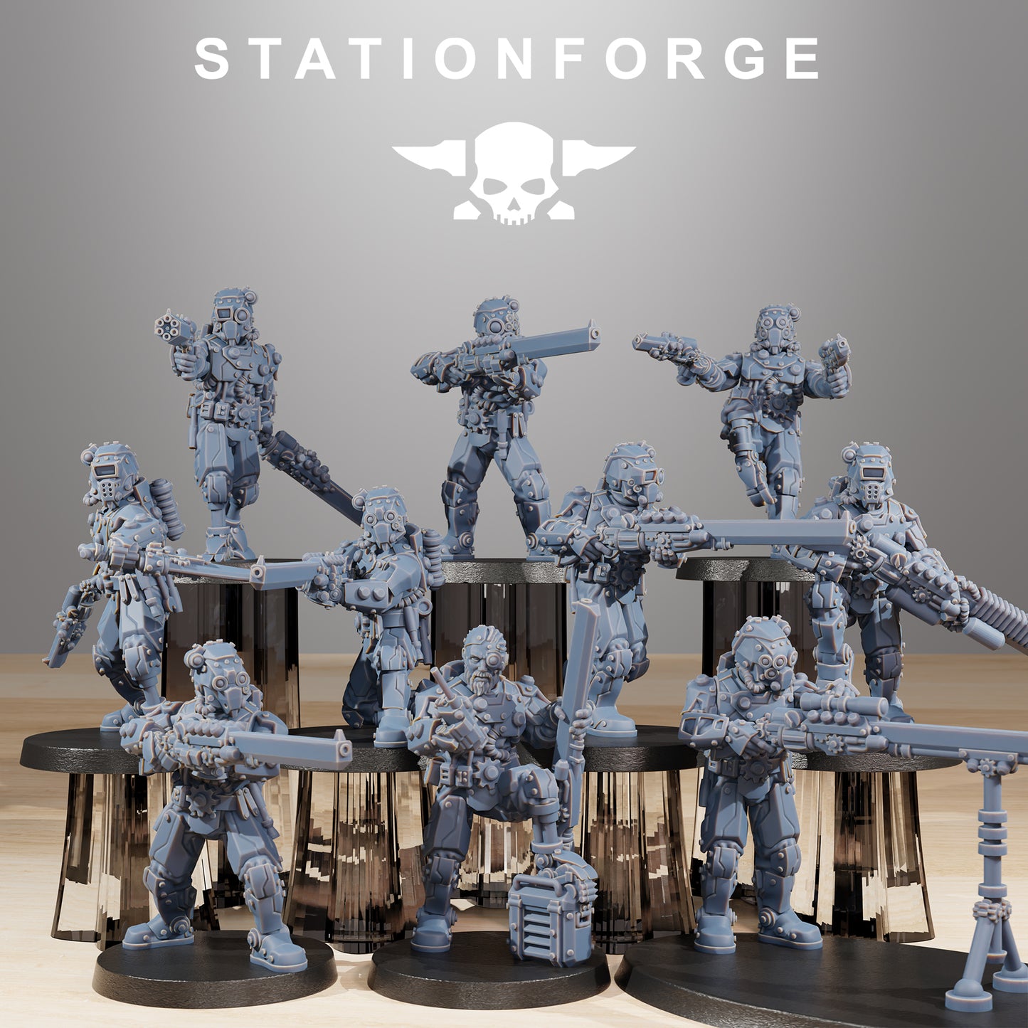 Scavenger Security Patrol (x10) - TTRPG - Wargaming - Grimdark