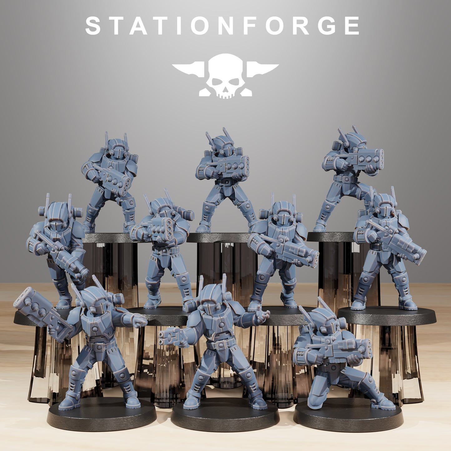 Tarion Clone Infantry (x10) - TTRPG - Wargaming - Grimdark