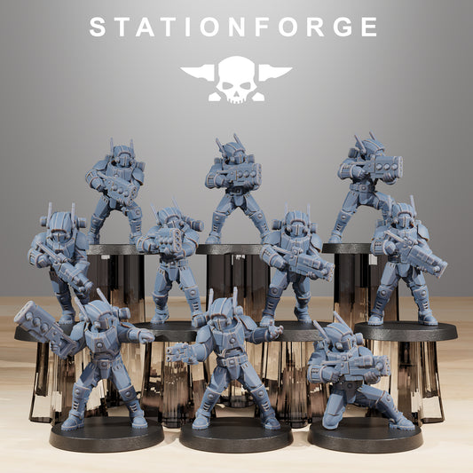 Tarion Clone Infantry (x10) - TTRPG - Wargaming - Grimdark