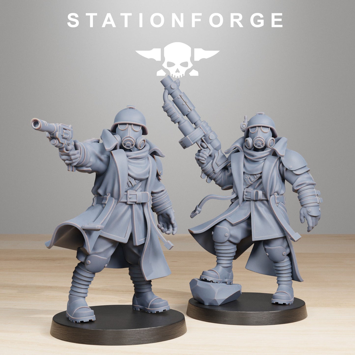 GrimGuard Scorchers Officers (x2) - TTRPG - Wargaming - Grimdark